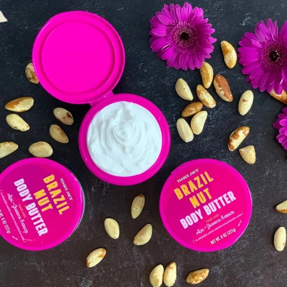2 TWO TRADER JOE'S BRAZIL NUT BODY BUTTER Brazilian Rio de Janeiro Bum Cream Sol - Picture 10 of 11